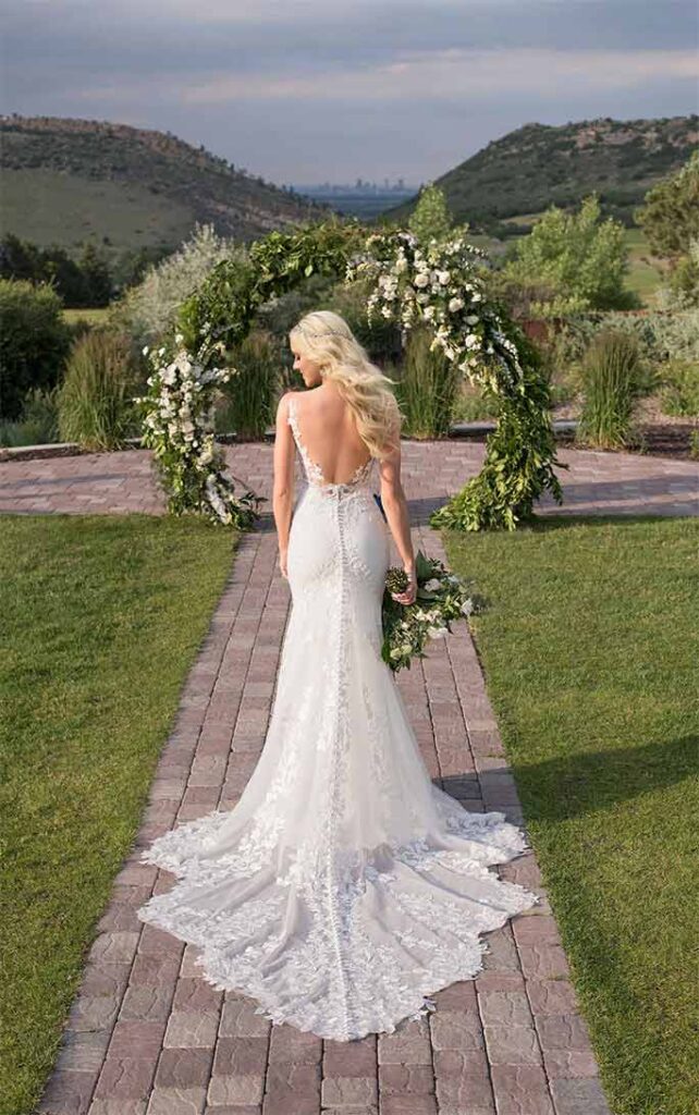 Say “I Do” to Wedding Dresses with Shaped Trains