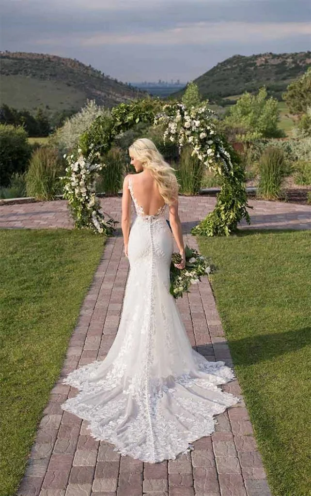 Say “I Do” to Wedding Dresses with Shaped Trains